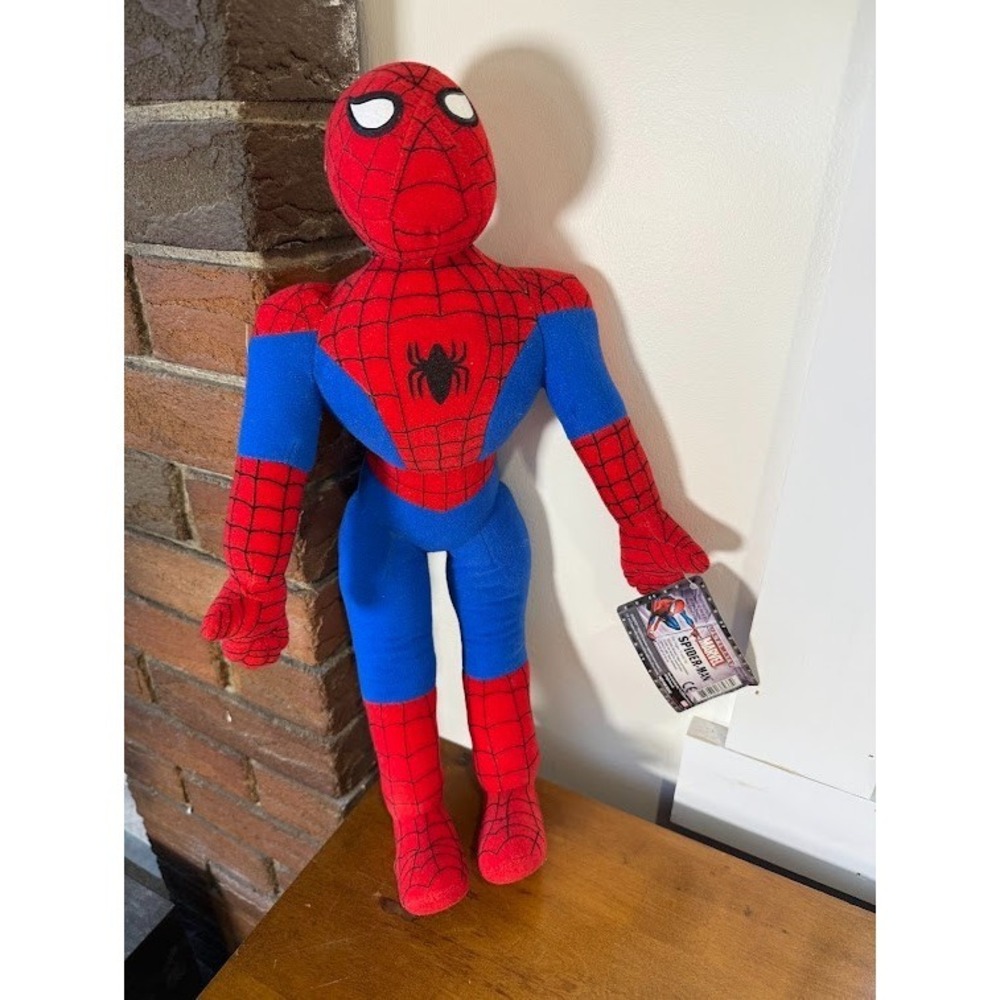 2002 SPIDER-MAN OFFICIAL MOVIE 18" PLUSH NEW w/ TAG Vintage Action Figure Marvel